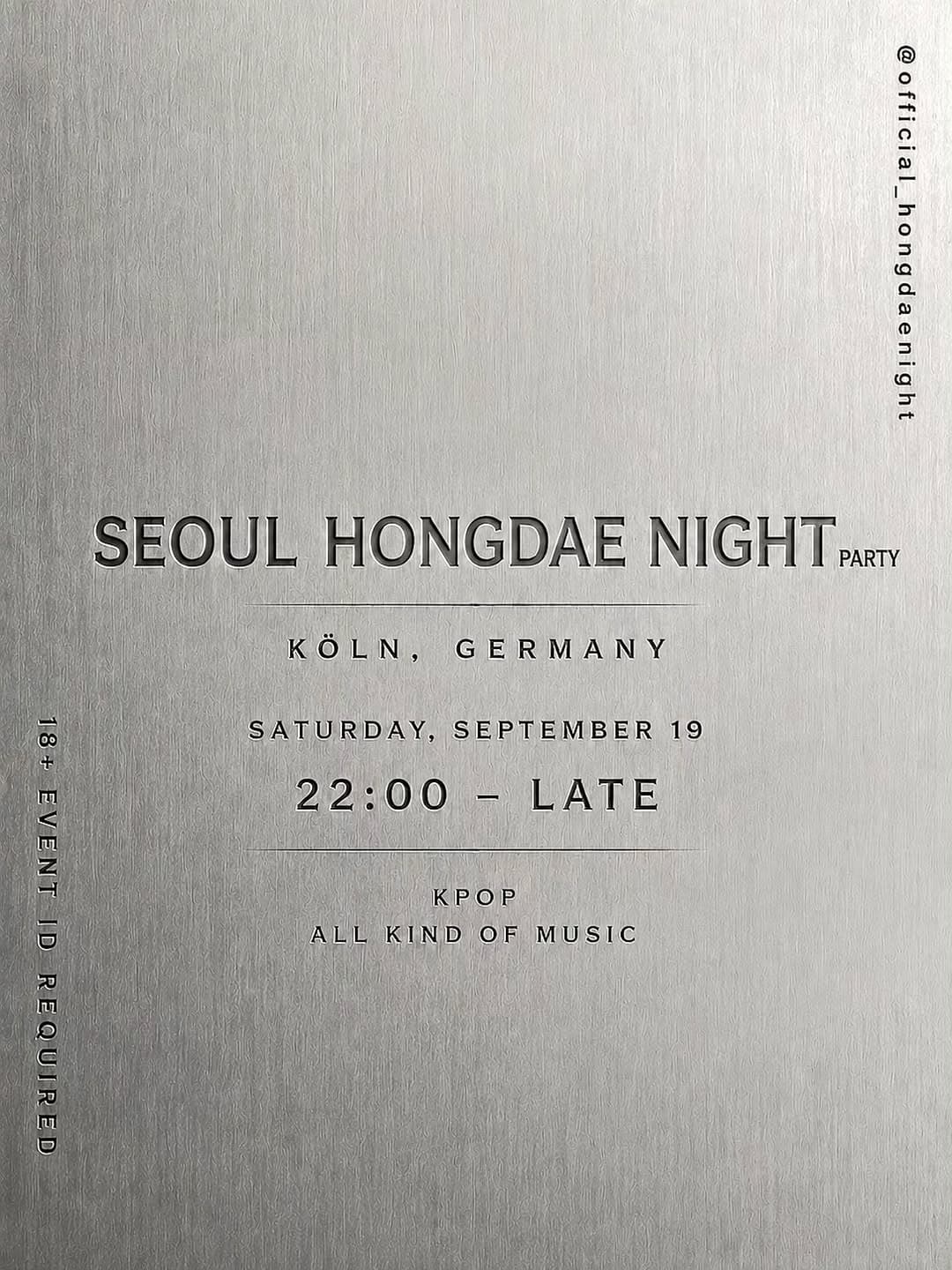 Seoul Hongdae Night